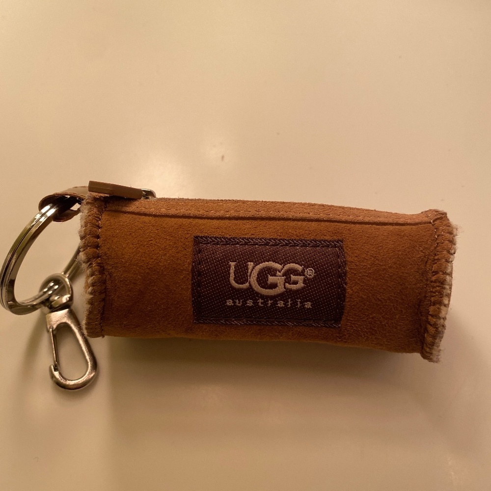 Ugg Shearling Keychain Coin Purse